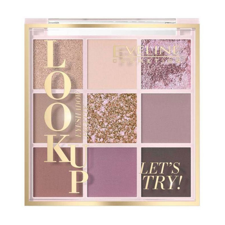 Палетка тіней для повік Eveline Cosmetics Look Up Eyeshadow Palette Lets Try, 10.8 г